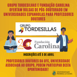 oferta de bolsas - Grupo Tordesilhas e Fundação Carolina